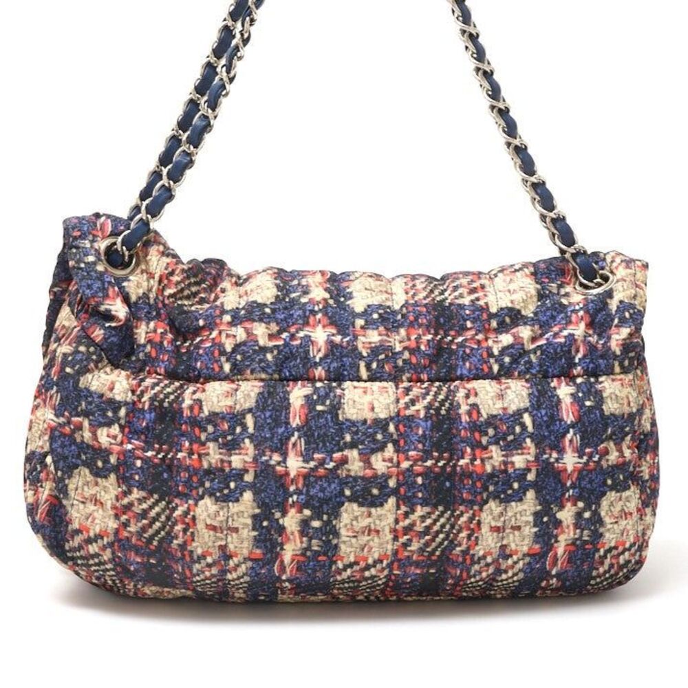 Chanel Tweed Print Chain Shoulder Bag - Picture 3 of 6